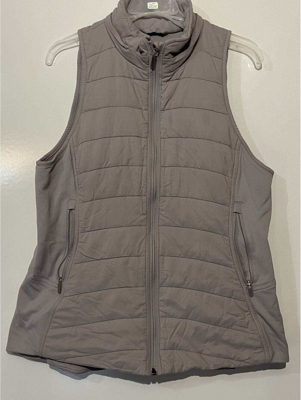 Womens LULULEMON Gray Insulated Another Mile Vest Sz 10